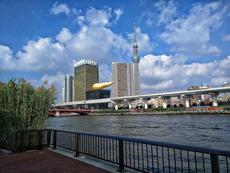 sumida park, tokyo, favoritos tokyo, Asahi beer hall, sumida river